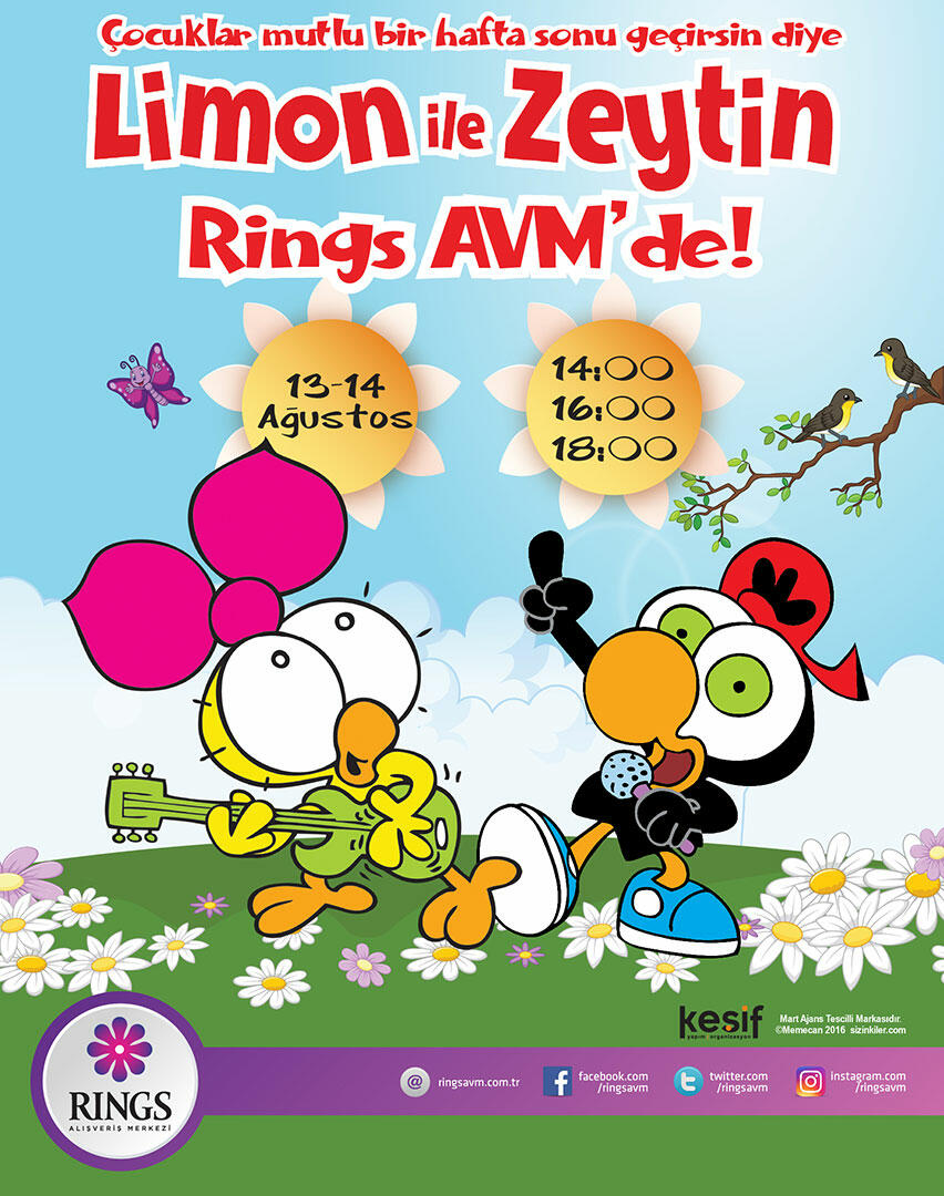 Limon ile Zeytin Rings AVM'de