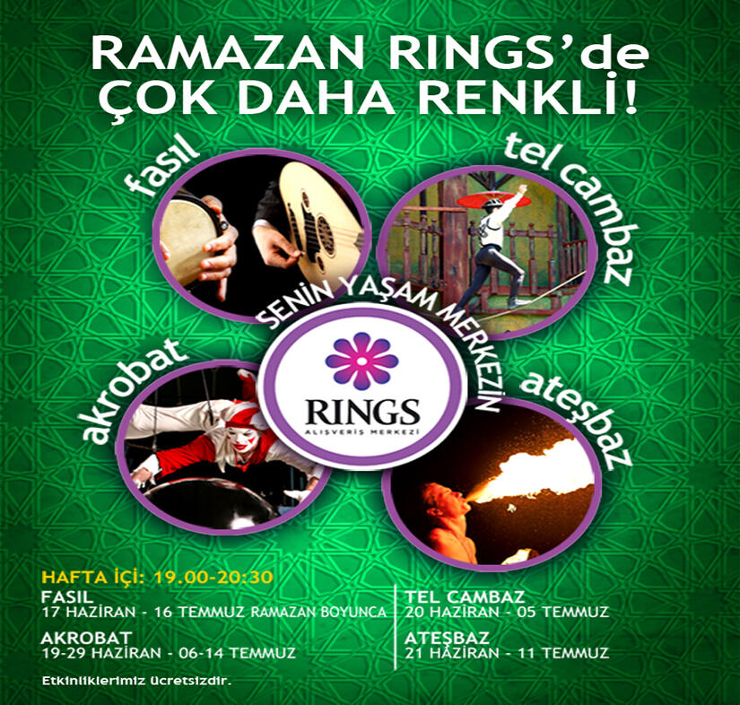 Ramazan Rings'de Daha Çok Renkli!!