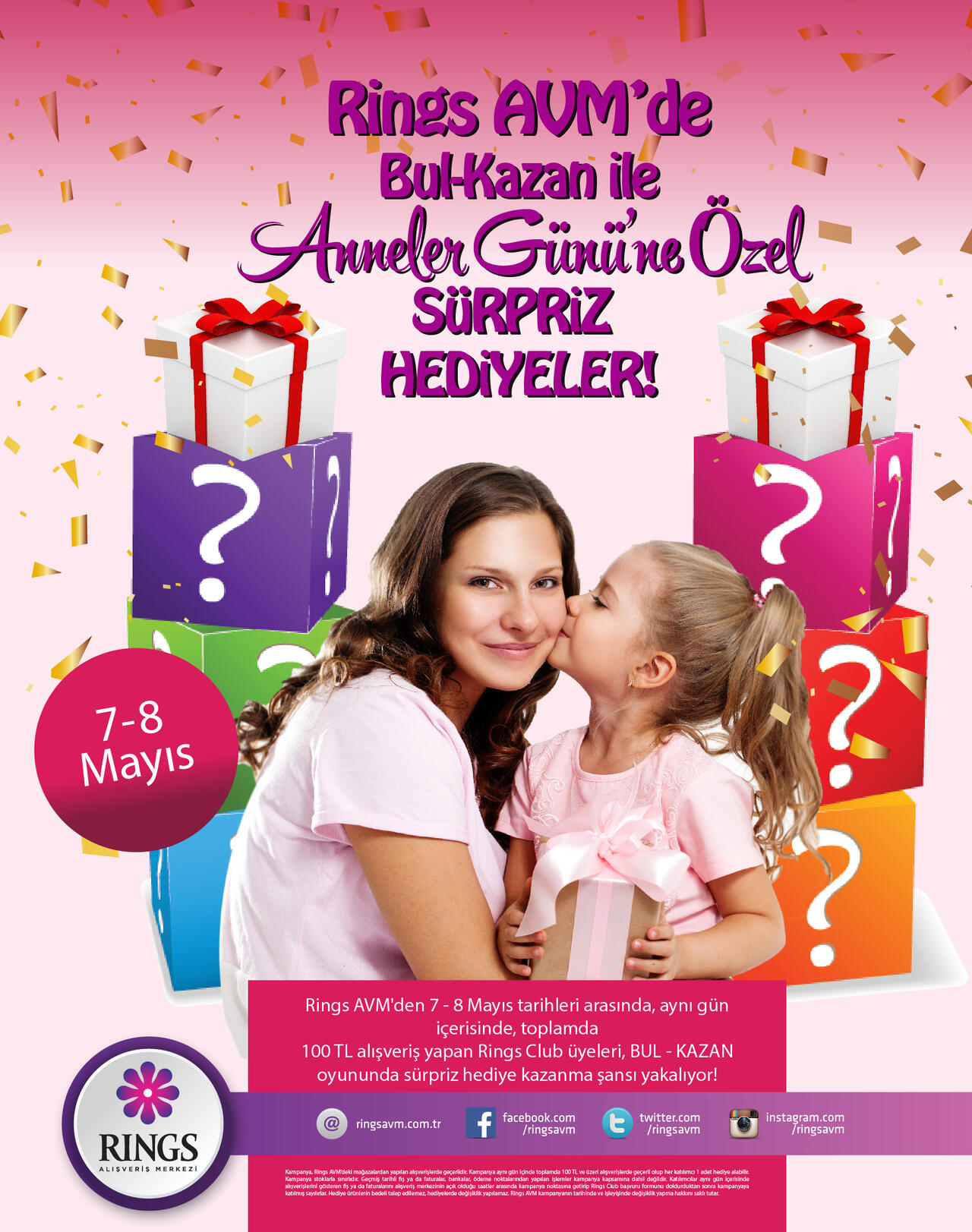 Rings AVM'de Bul Kazan ile Anneler Günü'ne Özel Sürpriz Hediyeler!