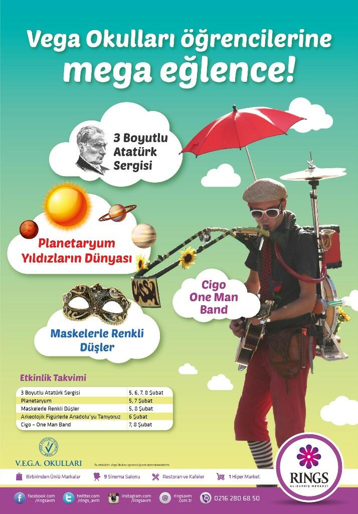 Eğlence Rings AVM 'de devam ediyor...
